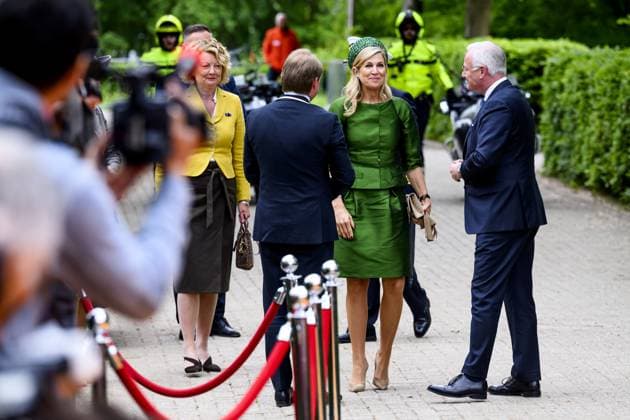 Almere, The Netherlands, 2026-05-12 11:00:36 ALMERE, 12-05-2026, Stichting AAP Queen Maxima opens the new Mammal Building of Stichting AAP in Almere. In this building, various species of exotic mammals are housed in a living environment that better meets their natural needs, with more spacious, professional care and an adapted climate. PHOTO: NLBeeld Patrick van Emst Credit: NL Beeld Patrick van Emst  Copyright: xx x