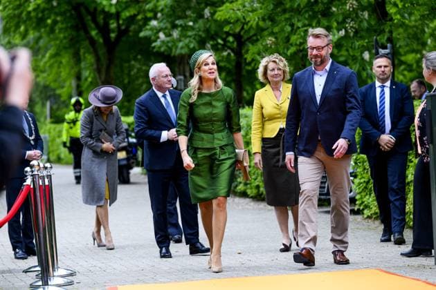 Almere, The Netherlands, 2026-05-12 11:00:55 ALMERE, 12-05-2026, Stichting AAP Queen Maxima opens the new Mammal Building of Stichting AAP in Almere. In this building, various species of exotic mammals are housed in a living environment that better meets their natural needs, with more spacious, professional care and an adapted climate. PHOTO: NLBeeld Patrick van Emst Credit: NL Beeld Patrick van Emst  Copyright: xx x