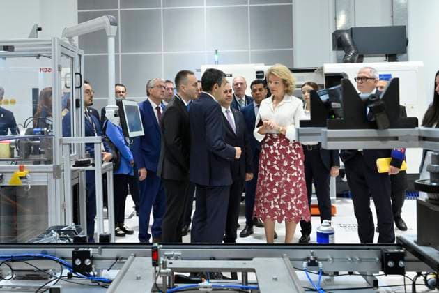 Queen Mathilde Attends 2026 Turkey Economic Mission ISTANBUL, TURKEY - MAY 12: Queen Mathilde of Belgium pictured attending the meeting From Industry 4.0 to 5.0: A Belgian-Turkish Dialogue on the Future of Manufacturing amid Global Geopolitical Shifts during the Belgian Economic Mission to the Republic of Turkey on May 12, 2026 in Istanbul, Turkey, 12 05 2026 Istanbul Turkey  Copyright: xPhilipxReynaersx