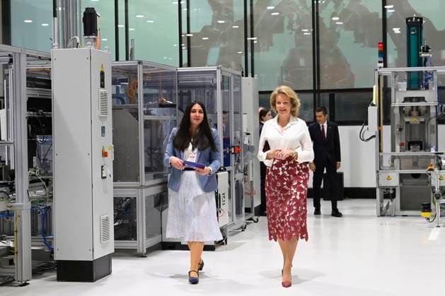 Queen Mathilde Attends 2026 Turkey Economic Mission ISTANBUL, TURKEY - MAY 12: Queen Mathilde of Belgium pictured attending the meeting From Industry 4.0 to 5.0: A Belgian-Turkish Dialogue on the Future of Manufacturing amid Global Geopolitical Shifts during the Belgian Economic Mission to the Republic of Turkey on May 12, 2026 in Istanbul, Turkey, 12 05 2026 Istanbul Turkey  Copyright: xPhilipxReynaersx