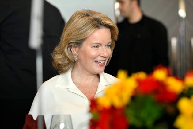 Queen Mathilde Attends 2026 Turkey Economic Mission ISTANBUL, TURKEY - MAY 12: Queen Mathilde of Belgium pictured during a Power Lunch organized by the Federation of Enterprises in Belgium & TUSIAD, as part of the Belgian economic mission to the Republic of Turkey, on May 12, 2026 in Istanbul, Turkey, 12 05 2026 (Photo: Philip Reynaers Photonews) Istanbul Turkey  Copyright: xPhilipxReynaersx