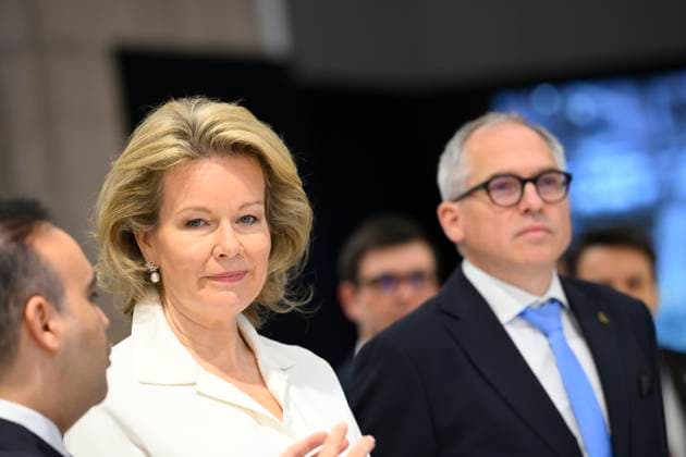 Queen Mathilde Attends 2026 Turkey Economic Mission ISTANBUL, TURKEY - MAY 12: Queen Mathilde of Belgium pictured attending the meeting From Industry 4.0 to 5.0: A Belgian-Turkish Dialogue on the Future of Manufacturing amid Global Geopolitical Shifts during the Belgian Economic Mission to the Republic of Turkey on May 12, 2026 in Istanbul, Turkey, 12 05 2026 Istanbul Turkey  Copyright: xPhilipxReynaersx