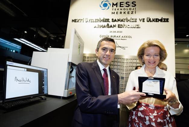Queen Mathilde of Belgium pictured during the From Industry 4.0 to 5.0 forum, on day three of a Belgian economic mission to Turkey, in Istanbul on Tuesday 12 May 2026. The Queen of the Belgians is visiting Turkey from 10 to 14 May.  BENOITxDOPPAGNE 173580217