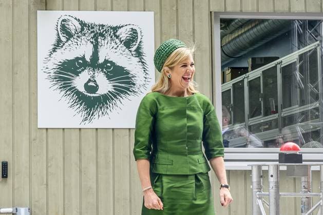 Almere, The Netherlands, 2026-05-12 11:32:31 ALMERE, 12-05-2026, Stichting AAP Queen Maxima opens the new Mammal Building of Stichting AAP in Almere. In this building, various species of exotic mammals are housed in a living environment that better meets their natural needs, with more spacious, professional care and an adapted climate. PHOTO: NLBeeld Patrick van Emst Credit: NL Beeld Patrick van Emst  Copyright: xx x