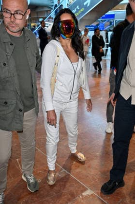 Cannes Michelle Rodriguez At Nice Airport JR Michelle Rodriguez is seen at Nice airport ahead 79th Cannes Film Festival in Nice, France on May 12, 2026. Photo by Julien Reynaud APS-Medias ABACAPRESS.COM Nice France  Copyright: xReynaudxJulien APS-Medias ABACAx