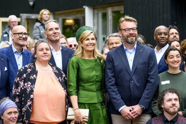 Queen Maxima Opens New Mammal Building - Almere Queen Maxima opens the new Mammal Building at Stichting AAP. In this building, various species of exotic mammals are cared for in an environment that better meets their natural needs, with more spacious, professional care and a controlled climate. This allows rescued animals not only to recover but also to lead a dignified life until they can be rehomed in a zoo or wildlife reserve, on May 12, 2026, in Almere, Netherlands. Photo by Patrick van Emst NLBeeld Bruno Press ABACAPRESS.COM Almere Netherlands  Copyright: xBrunoxPress ABACAx