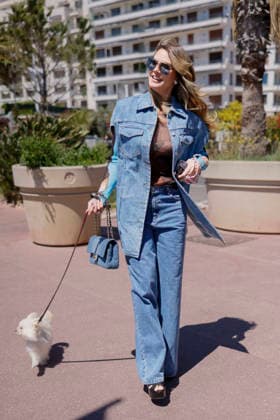 Cannes Heidi Klum Exits Martinez MP Cannes, France- May 12: Heidi Klum arrives to Hotel Martinez beach restaurant during 79th Festival of Cannes, on May 12, 2026 in Cannes, France. Photo by Marco Piovanotto ABACAPRESS:COM Cannes France  Copyright: xPiovanottoxMarco ABACAx