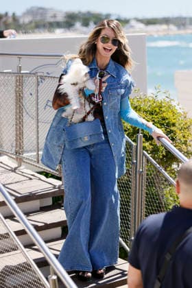 Cannes Heidi Klum Exits Martinez MP Cannes, France- May 12: Heidi Klum arrives to Hotel Martinez beach restaurant during 79th Festival of Cannes, on May 12, 2026 in Cannes, France. Photo by Marco Piovanotto ABACAPRESS:COM Cannes France  Copyright: xPiovanottoxMarco ABACAx