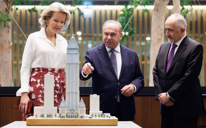 Queen Mathilde of Belgium pictured during a visit to the Central Bank of Turkiye, on day three of a Belgian economic mission to Turkey, in Istanbul on Tuesday 12 May 2026. The Queen of the Belgians is visiting Turkey from 10 to 14 May.  BENOITxDOPPAGNE 173589202