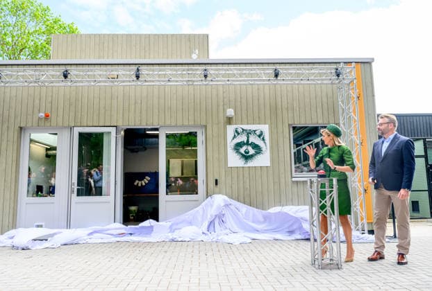 Queen opens the new Mammal Building of the AAP Foundation. Almere, the Netherlands. 12 May 2026 Queen Maxima during a visit to the new Mammal Building of the AAP Foundation. In this building, various types of exotic mammals are accommodated in a living environment that better suits their natural needs. Almere The Netherlands  Copyright: xDPPA POOL PatrickxvanxEmstx