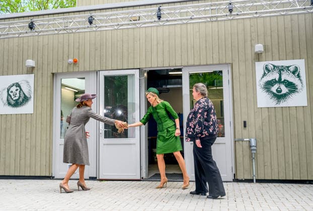 Queen opens the new Mammal Building of the AAP Foundation. Almere, the Netherlands. 12 May 2026 Queen Maxima during a visit to the new Mammal Building of the AAP Foundation. In this building, various types of exotic mammals are accommodated in a living environment that better suits their natural needs. Almere The Netherlands  Copyright: xDPPA POOL PatrickxvanxEmstx