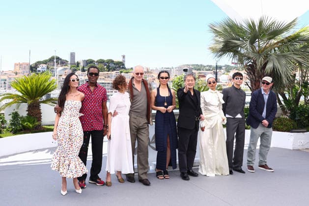 May 12, 2026, Cannes, Cote D azur, France: Jury members DEMI MOORE, ISAACH DE BANKOLE, LAURA WANDEL, STELLAN SKARSGARD, CHLOE ZHAO, President PARK CHAN-WOOK, RUTH NEGGA, DIEGO CESPEDES and PAUL LAVERTY attend the Jury d Or photocall at the 79th Annual Cannes Film Festival at Palais des Festivals in Cannes, France Cannes France - ZUMAc179 20260512_zep_c179_047 Copyright: xMickaelxChavetx