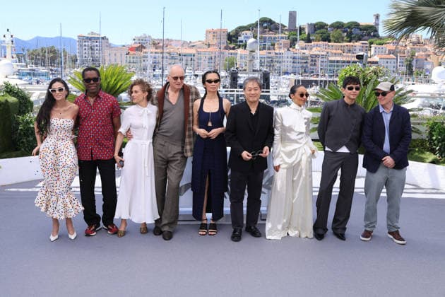Cannes - Jury Photocall Jury president Park Chan-wook, and Jury members Demi Moore, Diego Cespedes, Laura Wandel, Isaach De Bankole, Stellan Skarsgard, Ruth Negga, Chloe Zhao and Paul Laverty at the jury photocall as part of the 79th Cannes Film Festival in Cannes, France on May 12, 2026. Photo by Jerome Domine ABACAPRESS.COM Cannes France  Copyright: xDominexJerome ABACAx
