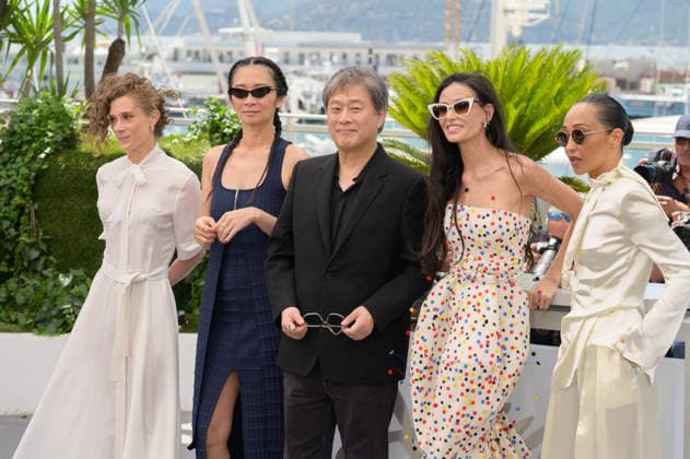 Jury Photocall at 79th Festival de Cannes - Cannes, France CANNES, FRANCE. May 12, 2026: Laura Wandel, Chloe Zhao, Park Chan-Wook, Demi Moore & Ruth Negga at the photocall for Cannes Jury at the 79th Festival de Cannes. Picture: Paul Smith Featureflash Cannes France  Copyright: xPaulxSmithx xFeatureflashx