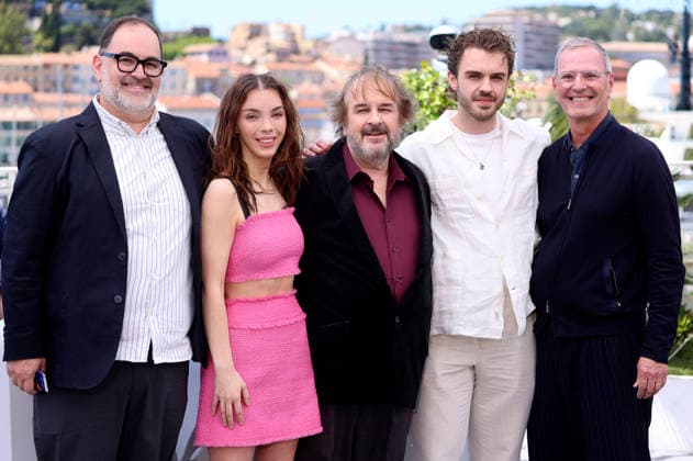 Carlos Ramirez Laloli, Katie Jackson, Peter Jackson, Billy Jackson and Ken Kamis at the Photocall for the Palme dOr award ceremony at the Festival de Cannes 2026 79 Cannes International Film Festival at the Palais des Festivals Cannes, 12 05 2026 Foto:xD.xBedrosianx xFuturexImagex jackson_6519