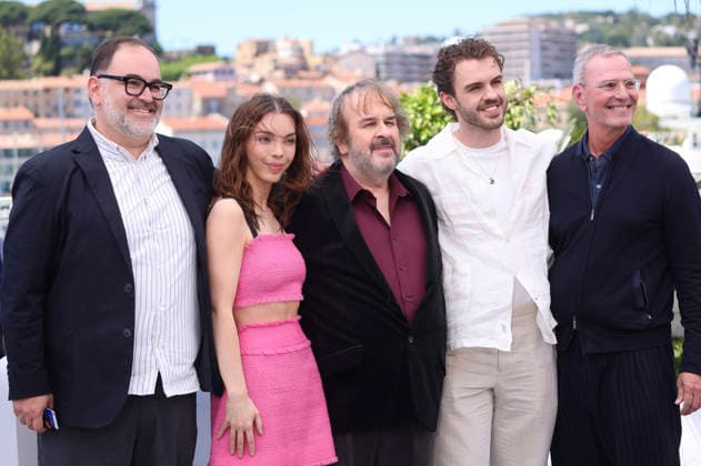 Carlos Ramirez Laloli, Katie Jackson, Peter Jackson, Billy Jackson and Ken Kamis at the Photocall for the Palme dOr award ceremony at the Festival de Cannes 2026 79 Cannes International Film Festival at the Palais des Festivals Cannes, 12 05 2026 Foto:xD.xBedrosianx xFuturexImagex jackson_6520