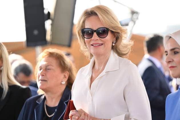 Queen Mathilde Attends 2026 Turkey Economic Mission ISTANBUL, TURKEY - MAY 12: Queen Mathilde of Belgium pictured attending the Ageas and Sabanc1 Group conference: Celebrating 15 Years of a Strategic BelgianTurkish Partnership in Insurance during the Belgian Economic Mission to the Republic of Turkey on May 12, 2026 in Istanbul, Turkey, 12 05 2026 Istanbul Turkey  Copyright: xPhilipxReynaersx
