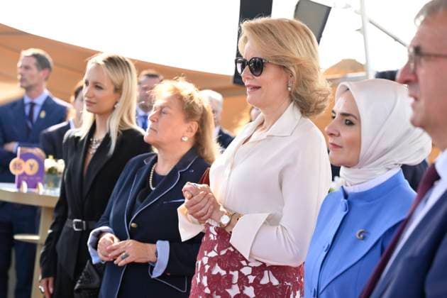 Queen Mathilde Attends 2026 Turkey Economic Mission ISTANBUL, TURKEY - MAY 12: Queen Mathilde of Belgium pictured attending the Ageas and Sabanc1 Group conference: Celebrating 15 Years of a Strategic BelgianTurkish Partnership in Insurance during the Belgian Economic Mission to the Republic of Turkey on May 12, 2026 in Istanbul, Turkey, 12 05 2026 Istanbul Turkey  Copyright: xPhilipxReynaersx