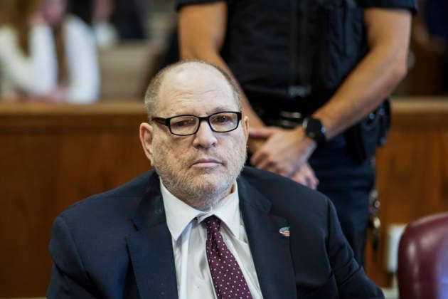 Former Hollywood film producer Harvey Weinstein appears in Manhattan Supreme Court during his re-trial on rape charges in New York City on Tuesday, May 12, 2026. Pool  NYX20260512101 EDUARDOxMUNOZ