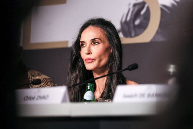 Cannes - Jury Press Conference Jury Member Demi Moore speaks during the Jury press conference at the 79th annual Cannes Film Festival at Palais des Festivals on May 12, 2026 in Cannes, France. Photo by Jean-Marc Haedrich Pool ABACAPRESS.COM Cannes France  Copyright: xABACAx