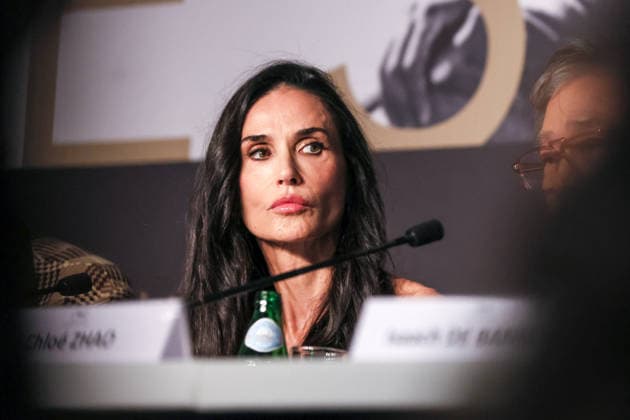 Cannes - Jury Press Conference Jury Member Demi Moore speaks during the Jury press conference at the 79th annual Cannes Film Festival at Palais des Festivals on May 12, 2026 in Cannes, France. Photo by Jean-Marc Haedrich Pool ABACAPRESS.COM Cannes France  Copyright: xABACAx