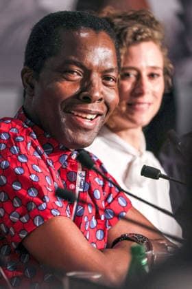 Cannes - Jury Press Conference Jury Member Isaach de Bankole speaks during the Jury press conference at the 79th annual Cannes Film Festival at Palais des Festivals on May 12, 2026 in Cannes, France. Photo by Jean-Marc Haedrich Pool ABACAPRESS.COM Cannes France  Copyright: xABACAx