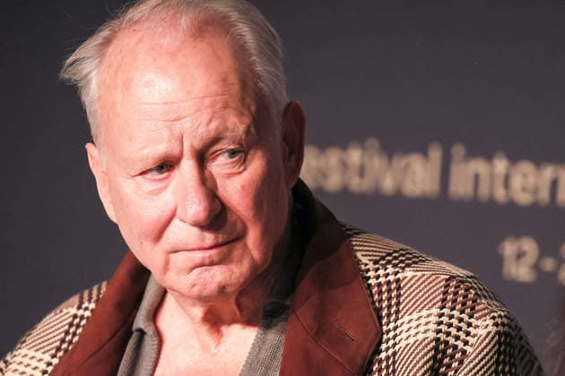 Cannes - Jury Press Conference Jury Member Stellan Skarsgard speaks during the Jury press conference at the 79th annual Cannes Film Festival at Palais des Festivals on May 12, 2026 in Cannes, France. Photo by Jean-Marc Haedrich Pool ABACAPRESS.COM Cannes France  Copyright: xABACAx