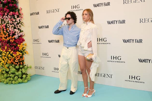 Jessica Platt and Harry Collett at the Vanity Fair photocall on the beach at the Carlton Hotel during the 79th International Film Festival in Cannes, France, May 12, 2026 Lionel Urman Bestimage Celebs attend the Vanity Fair Lunch during the 79th annual Cannes Film Festival at Carlton Beach Club on May 12, 2026 in Cannes, France Paris France  Copyright: xLIONELxURMANxx xBESTIMAGExLIONELxURMANxx xBESTIMAGEx