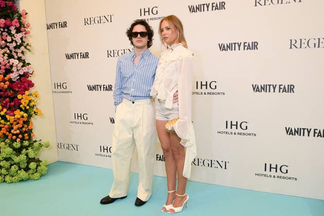 Jessica Platt and Harry Collett at the Vanity Fair photocall on the beach at the Carlton Hotel during the 79th International Film Festival in Cannes, France, May 12, 2026 Lionel Urman Bestimage Celebs attend the Vanity Fair Lunch during the 79th annual Cannes Film Festival at Carlton Beach Club on May 12, 2026 in Cannes, France Paris France  Copyright: xLIONELxURMANxx xBESTIMAGExLIONELxURMANxx xBESTIMAGEx