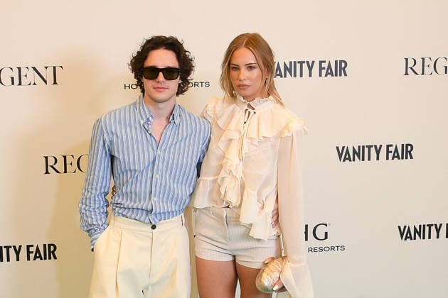 Jessica Platt and Harry Collett at the Vanity Fair photocall on the beach at the Carlton Hotel during the 79th International Film Festival in Cannes, France, May 12, 2026 Lionel Urman Bestimage Celebs attend the Vanity Fair Lunch during the 79th annual Cannes Film Festival at Carlton Beach Club on May 12, 2026 in Cannes, France Paris France  Copyright: xLIONELxURMANxx xBESTIMAGExLIONELxURMANxx xBESTIMAGEx