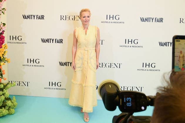 Gillian Anderson at the photocall of the Vanity Fair event on the beach of the Carlton Hotel during the 79th International Film Festival in Cannes, France, May 12, 2026 Lionel Urman Bestimage Celebs attend the Vanity Fair Lunch during the 79th annual Cannes Film Festival at Carlton Beach Club on May 12, 2026 in Cannes, France Paris France  Copyright: xLIONELxURMANxx xBESTIMAGExLIONELxURMANxx xBESTIMAGEx