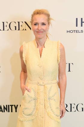 Gillian Anderson at the photocall of the Vanity Fair event on the beach of the Carlton Hotel during the 79th International Film Festival in Cannes, France, May 12, 2026 Lionel Urman Bestimage Celebs attend the Vanity Fair Lunch during the 79th annual Cannes Film Festival at Carlton Beach Club on May 12, 2026 in Cannes, France Paris France  Copyright: xLIONELxURMANxx xBESTIMAGExLIONELxURMANxx xBESTIMAGEx