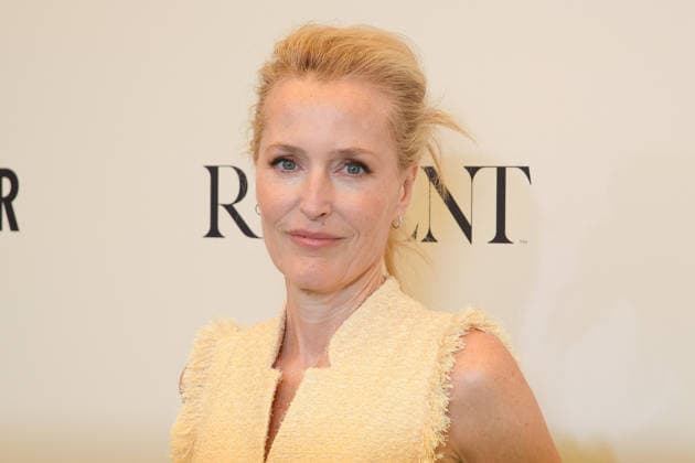 Gillian Anderson at the photocall of the Vanity Fair event on the beach of the Carlton Hotel during the 79th International Film Festival in Cannes, France, May 12, 2026 Lionel Urman Bestimage Celebs attend the Vanity Fair Lunch during the 79th annual Cannes Film Festival at Carlton Beach Club on May 12, 2026 in Cannes, France Paris France  Copyright: xLIONELxURMANxx xBESTIMAGExLIONELxURMANxx xBESTIMAGEx