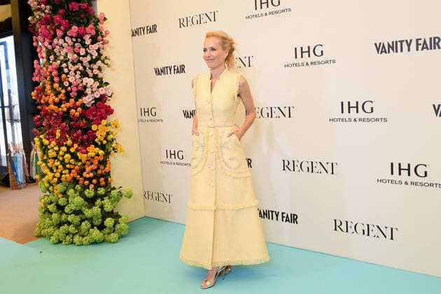 Gillian Anderson at the photocall of the Vanity Fair event on the beach of the Carlton Hotel during the 79th International Film Festival in Cannes, France, May 12, 2026 Lionel Urman Bestimage Celebs attend the Vanity Fair Lunch during the 79th annual Cannes Film Festival at Carlton Beach Club on May 12, 2026 in Cannes, France Paris France  Copyright: xLIONELxURMANxx xBESTIMAGExLIONELxURMANxx xBESTIMAGEx