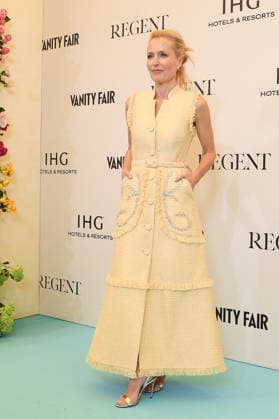 Gillian Anderson at the photocall of the Vanity Fair event on the beach of the Carlton Hotel during the 79th International Film Festival in Cannes, France, May 12, 2026 Lionel Urman Bestimage Celebs attend the Vanity Fair Lunch during the 79th annual Cannes Film Festival at Carlton Beach Club on May 12, 2026 in Cannes, France Paris France  Copyright: xLIONELxURMANxx xBESTIMAGExLIONELxURMANxx xBESTIMAGEx
