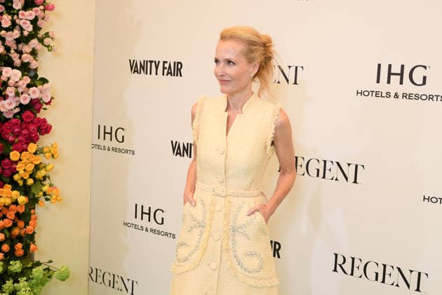 Gillian Anderson at the photocall of the Vanity Fair event on the beach of the Carlton Hotel during the 79th International Film Festival in Cannes, France, May 12, 2026 Lionel Urman Bestimage Celebs attend the Vanity Fair Lunch during the 79th annual Cannes Film Festival at Carlton Beach Club on May 12, 2026 in Cannes, France Paris France  Copyright: xLIONELxURMANxx xBESTIMAGExLIONELxURMANxx xBESTIMAGEx