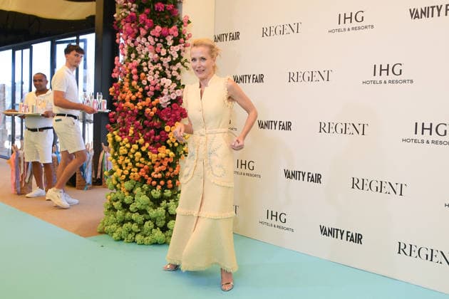 Gillian Anderson at the photocall of the Vanity Fair event on the beach of the Carlton Hotel during the 79th International Film Festival in Cannes, France, May 12, 2026 Lionel Urman Bestimage Celebs attend the Vanity Fair Lunch during the 79th annual Cannes Film Festival at Carlton Beach Club on May 12, 2026 in Cannes, France Paris France  Copyright: xLIONELxURMANxx xBESTIMAGExLIONELxURMANxx xBESTIMAGEx