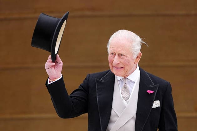 Royal Garden Party at Buckingham Palace King Charles III at the garden steps before the start of a Royal Garden Party at Buckingham Palace, London, to celebrate frontline workers from across the United Kingdom and recognise the dedication and contribution of those who serve their communities through volunteering, supporting charitable causes and working for emergency services. Picture date: Tuesday May 12, 2026., Credit:Aaron Chown PA ROTA - B68 Avalon UK, London  Copyright: xAaronxChownx xPAxROTAx-xB68x xAvalonx 1098334936