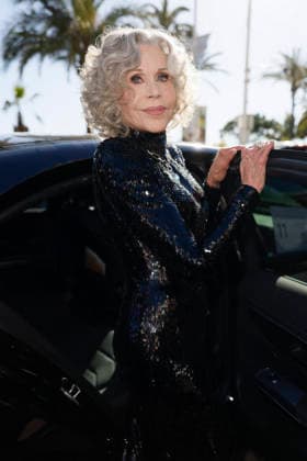 Cannes Jane Fonda Exits Martinez MP Cannes, France- May 12: Jane Fonda leaves Hotel Martinez to attending opening ceremony during 79th Festival of Cannes, on May 12, 2026 in Cannes, France. Photo by Marco Piovanotto ABACAPRESS:COM Cannes France  Copyright: xPiovanottoxMarco ABACAx