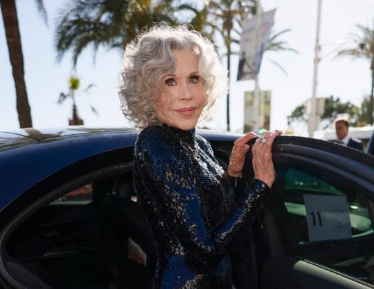 Cannes Jane Fonda Exits Martinez MP Cannes, France- May 12: Jane Fonda leaves Hotel Martinez to attending opening ceremony during 79th Festival of Cannes, on May 12, 2026 in Cannes, France. Photo by Marco Piovanotto ABACAPRESS:COM Cannes France  Copyright: xPiovanottoxMarco ABACAx
