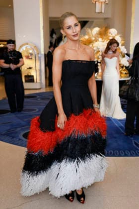 Cannes Caroline Daur Exits Martinez MP Cannes, France- May 12: Caroline Daur leaves Hotel Martinez to attending opening ceremony during 79th Festival of Cannes, on May 12, 2026 in Cannes, France. Photo by Marco Piovanotto ABACAPRESS:COM Cannes France  Copyright: xPiovanottoxMarco ABACAx