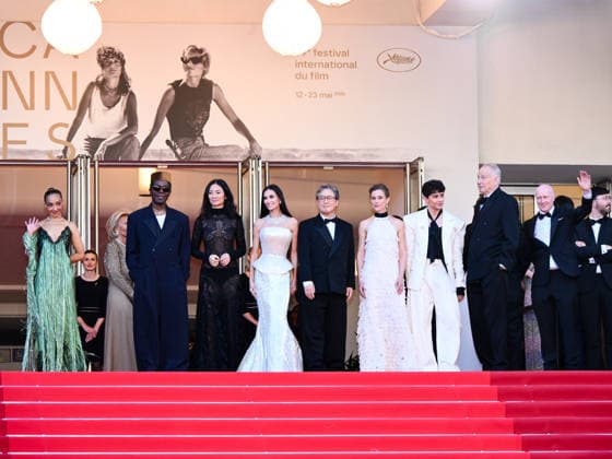 IPA84605686 - Cannes, 79th Cannes Film Festival 2026, opening red carpet Pictured: Ruth Negga, Isaach de Bankole, Chloe Zhao, Demi Moore, Park Chan-wook, Stellan Skarsgard  Copyright: xTerenghi Ipa-Agency.netx xPoolxPhotoxEventsx07x 84605686