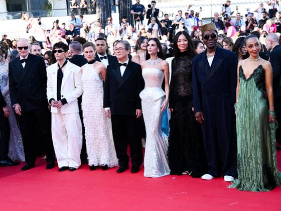 IPA84605816 - Cannes, 79th Cannes Film Festival 2026, opening red carpet Pictured: Stellan Skarsgard, Diego CÃ spedes, Laura Wandel, Park Chan-wook, Demi Moore, ChloÃ Zhao, Isaach de BankolÃ , Ruth Negga  Copyright: xTerenghi Ipa-Agency.netx xPoolxPhotoxEventsx07x 84605816