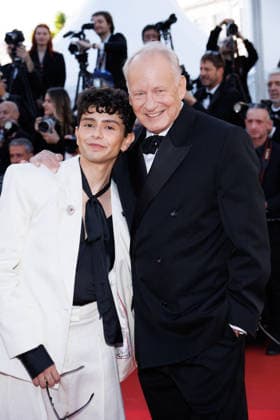 Diego Céspedes, Stellan Skarsgard Montée des marches du film La vénus électrique pour la cérémonie douverture du 79ème Festival International du Film de Cannes, le 12 mai 2026 Jacovides Moreau Bestimage Red carpet for The electric kiss during the 79th Cannes International Film Festival Opening ceremony on May 12, 2026 Cannes France  Copyright: xJACOVIDES-MOREAUx xBESTIMAGExJACOVIDES-MOREAUx xBESTIMAGEx