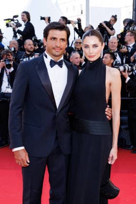Carlos Sainz Jr , Rebecca Donaldson Montée des marches du film La vénus électrique pour la cérémonie douverture du 79ème Festival International du Film de Cannes, le 12 mai 2026 Jacovides Moreau Bestimage Red carpet for The electric kiss during the 79th Cannes International Film Festival Opening ceremony on May 12, 2026 Cannes France  Copyright: xJACOVIDES-MOREAUx xBESTIMAGExJACOVIDES-MOREAUx xBESTIMAGEx