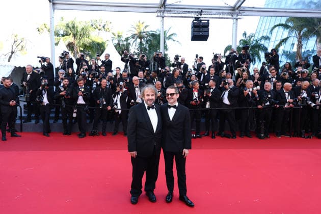 May 12, 2026, Cannes, Cote D azur, France: PETER JACKSON and ELIJAH WOOD during the red carpet for the premiere screening of THE ELECTRIC KISS at the 79th Annual Cannes Film Festival at Palais des Festivals in Cannes, France Cannes France  - ZUMAc179 20260512_zep_c179_090 Copyright: xMickaelxChavetx