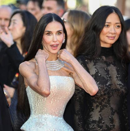May 12, 2026, Cannes, Cote D azur, France: DEMI MOORE during the red carpet for the premiere screening of THE ELECTRIC KISS at the 79th Annual Cannes Film Festival at Palais des Festivals in Cannes, France Cannes France  - ZUMAc179 20260512_zep_c179_092 Copyright: xMickaelxChavetx