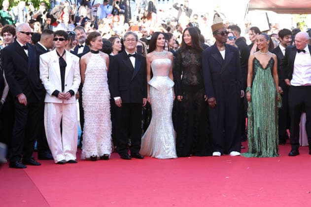 Stellan Skarsgard, Diego Cespedes, Laura Wandel, Park Chan wook, Demi Moore, Chloe Zhao, Isaach de Bankole, Ruth Negga and Paul Laverty at the Opening Ceremony with the premiere of the feature film La VÃ nus Electrique The Electric Kiss at the Festival de Cannes 2026 79 Cannes International Film Festival at the Palais des Festivals Cannes, 12 05 2026 Foto:xD.xBedrosianx xFuturexImagex opening_6541
