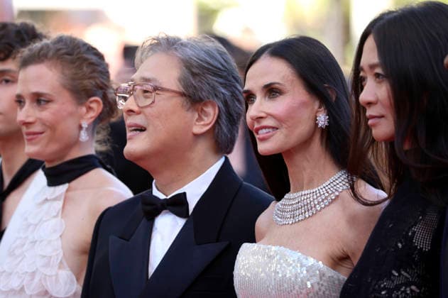 Laura Wandel, Park Chan wook, Demi Moore and Chloe Zhao at the Opening Ceremony with the premiere of the feature film La VÃ nus Electrique The Electric Kiss at the Festival de Cannes 2026 79 Cannes International Film Festival at the Palais des Festivals Cannes, 12 05 2026 Foto:xD.xBedrosianx xFuturexImagex opening_6542
