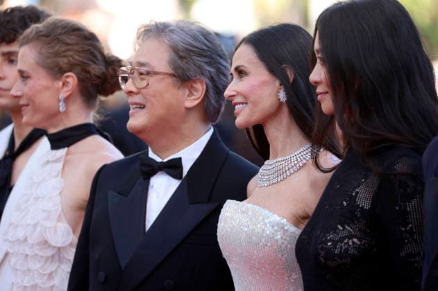 Laura Wandel, Park Chan wook, Demi Moore and Chloe Zhao at the Opening Ceremony with the premiere of the feature film La VÃ nus Electrique The Electric Kiss at the Festival de Cannes 2026 79 Cannes International Film Festival at the Palais des Festivals Cannes, 12 05 2026 Foto:xD.xBedrosianx xFuturexImagex opening_6543